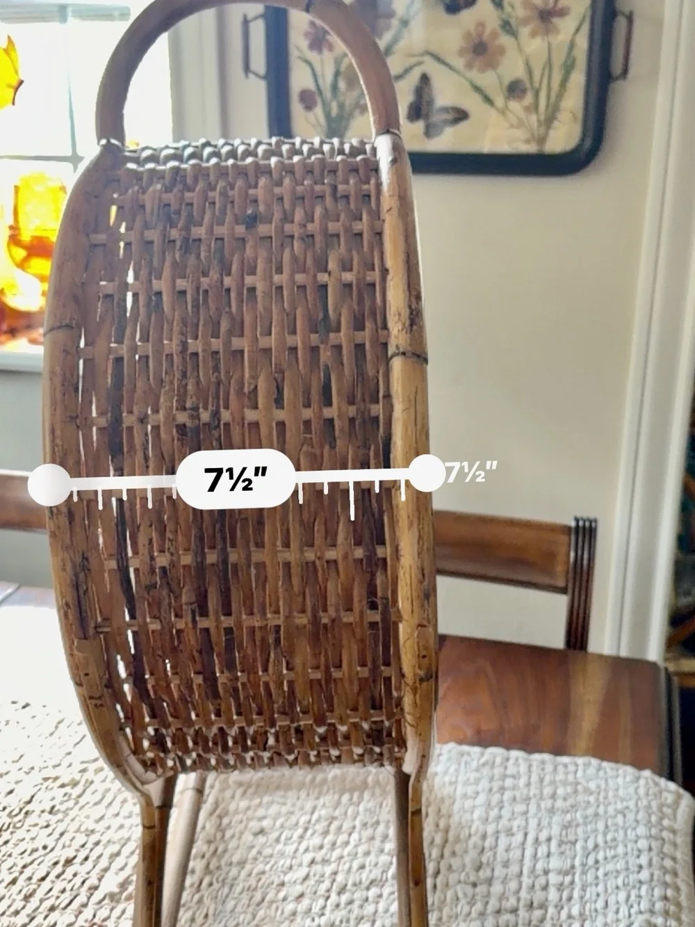 Vintage handcrafted round